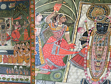 Miniature Painting ~ Rajasthan ~ Srinath Ji {D}